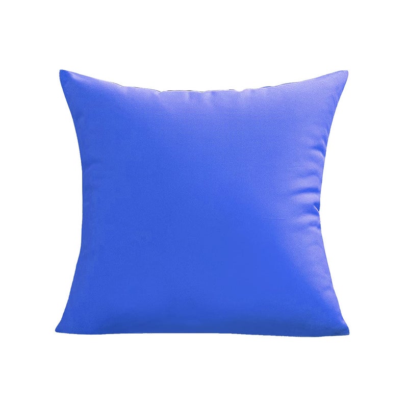 VAKADO Outdoor Waterproof Throw Pillow Covers 16X16 Set of 2 Decorative Blue Patio Furniture Cushion Cases Outside Decor for Couch Garden Bench Porch Turquoise - Image 4